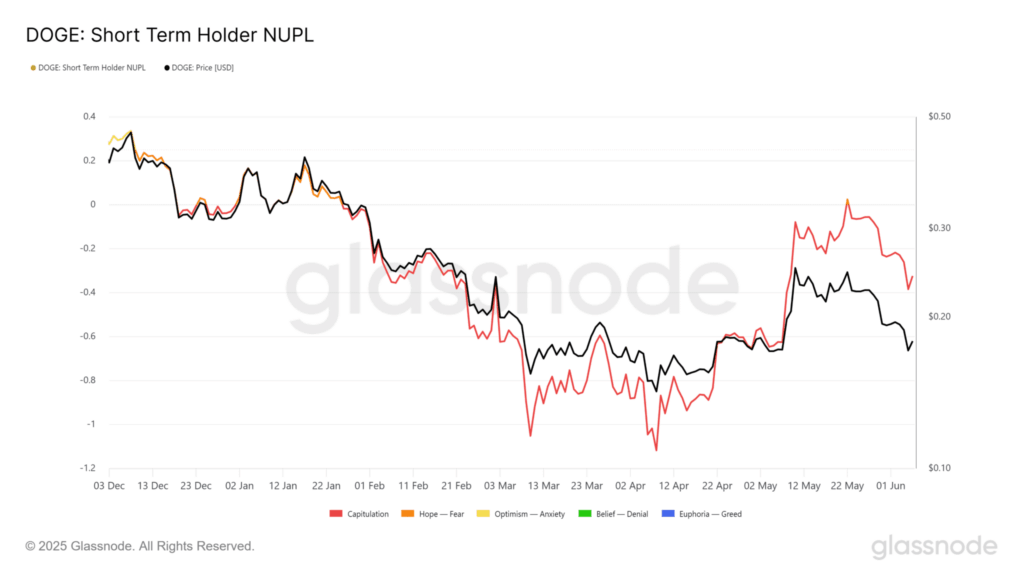 DOGE NUPL Glassnode