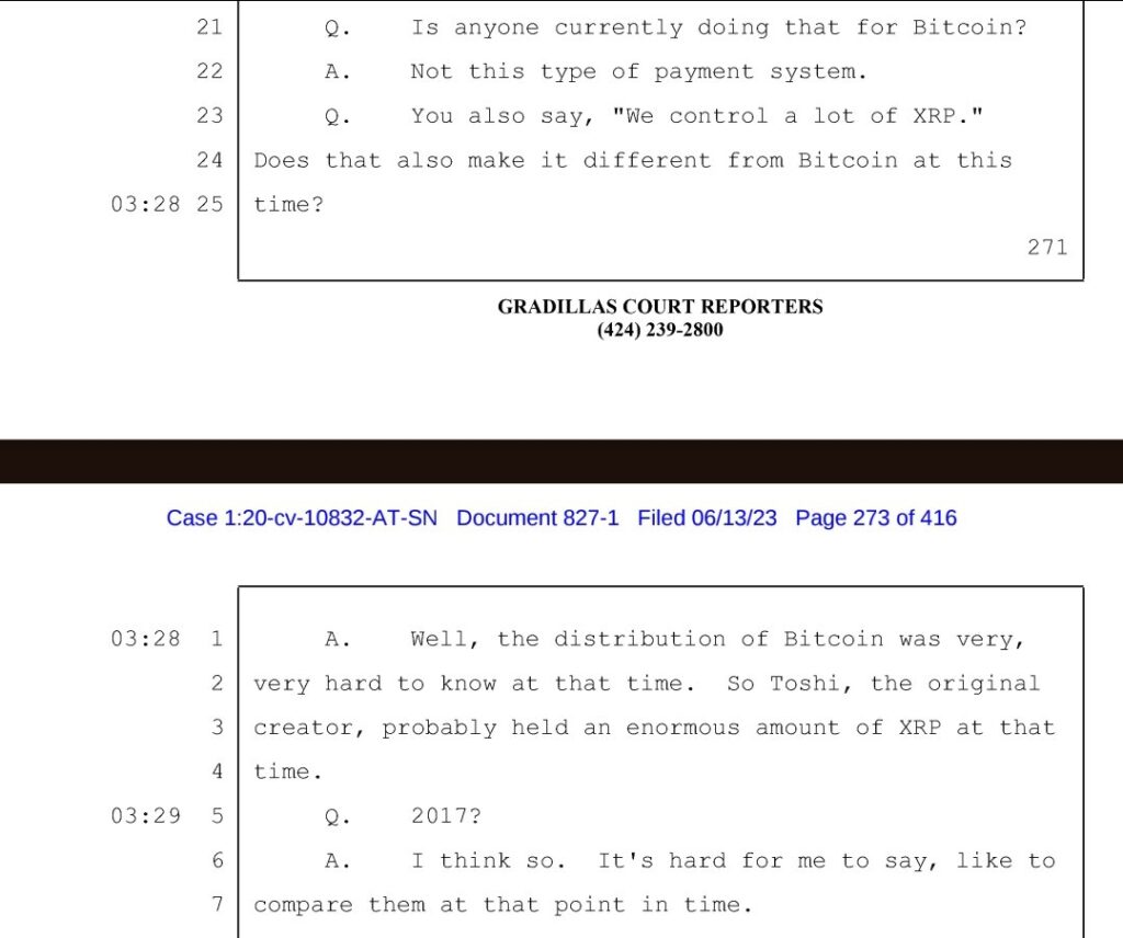 Satoshi Nakamoto XRP